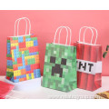 Tote fashion kraft paper bags with handles